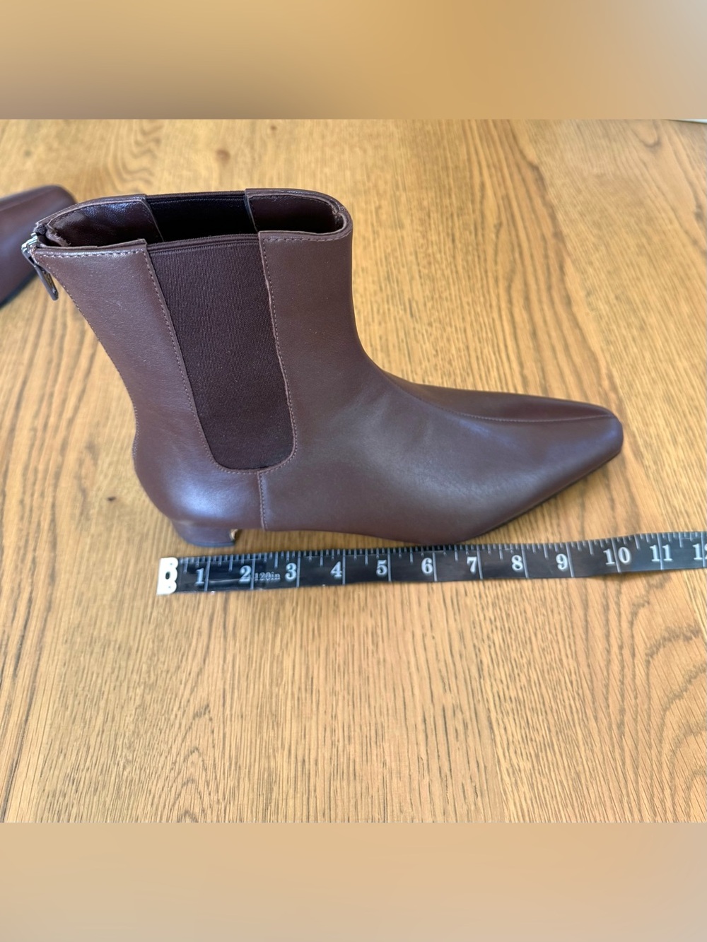 Quince Italian Leather Brown Chelsea Ankle Boots NIB Sz 7 - Picture 14 of 16
